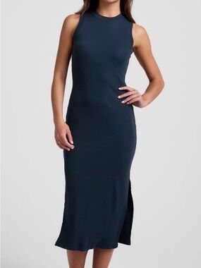 NWT Beyond Yoga Rib Tank Dress Nocturnal Navy Size Medium